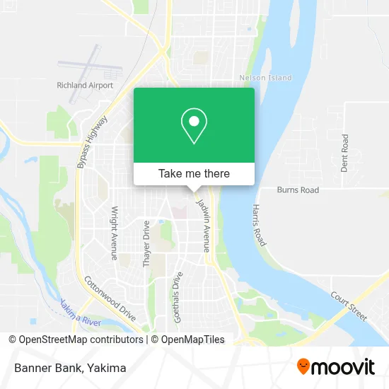 Banner Bank map