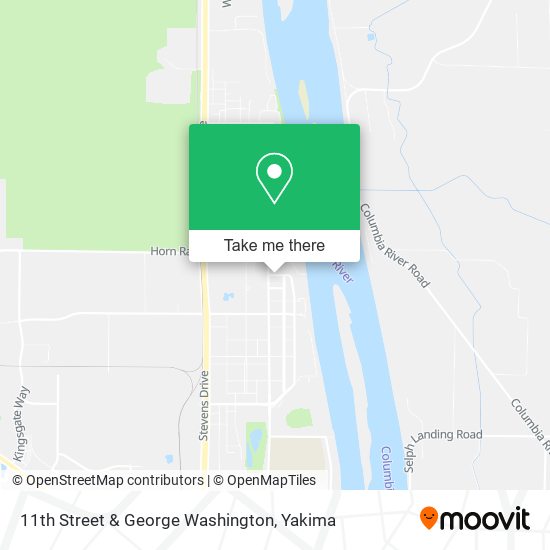 Mapa de 11th Street & George Washington