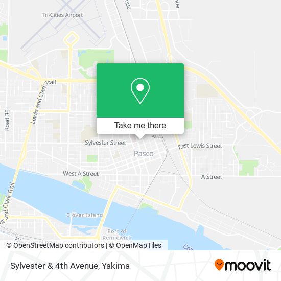 Sylvester & 4th Avenue map