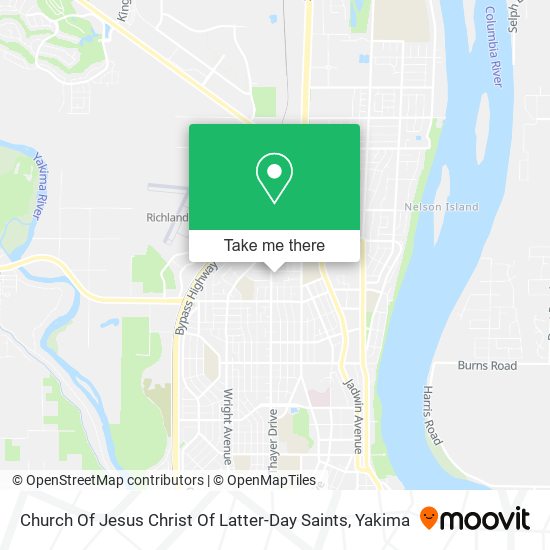 Mapa de Church Of Jesus Christ Of Latter-Day Saints