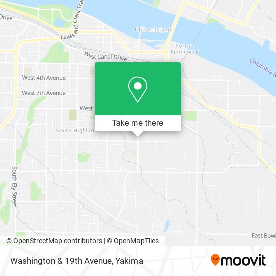Mapa de Washington & 19th Avenue