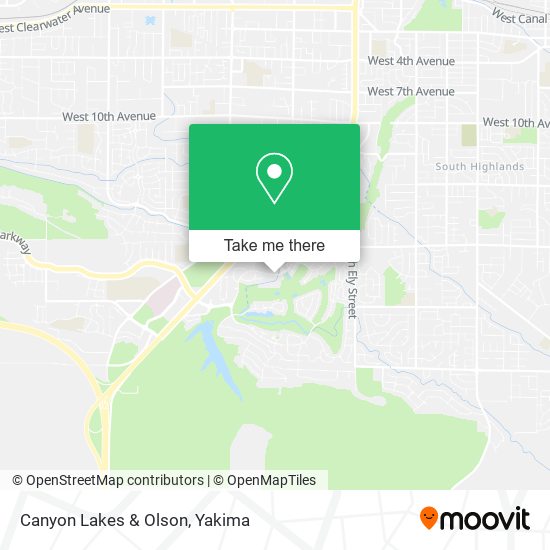 Mapa de Canyon Lakes & Olson