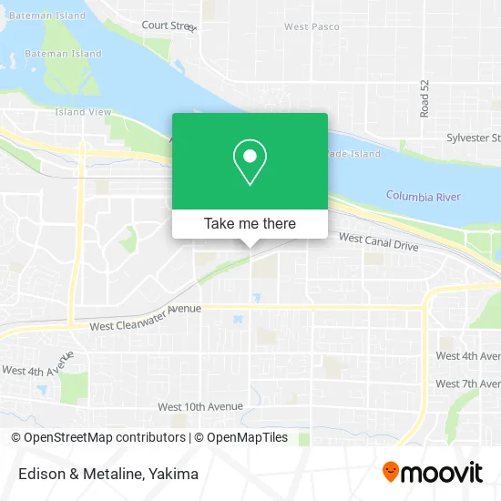 Edison & Metaline map