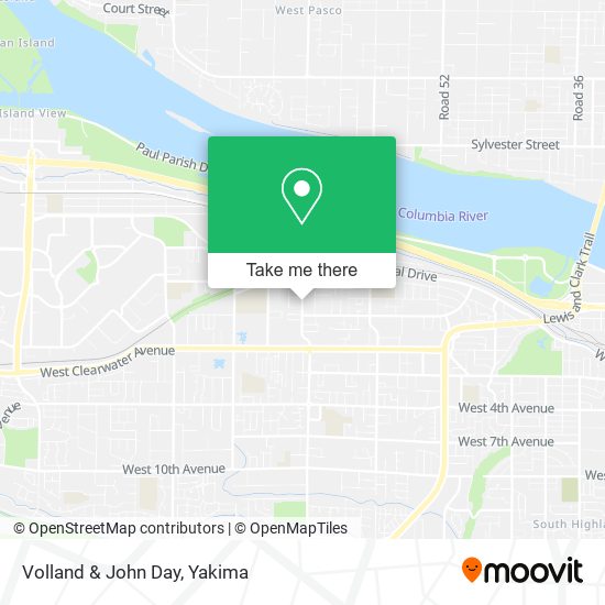 Mapa de Volland & John Day