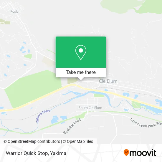 Warrior Quick Stop map