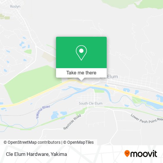 Mapa de Cle Elum Hardware