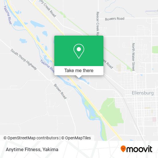 Anytime Fitness map