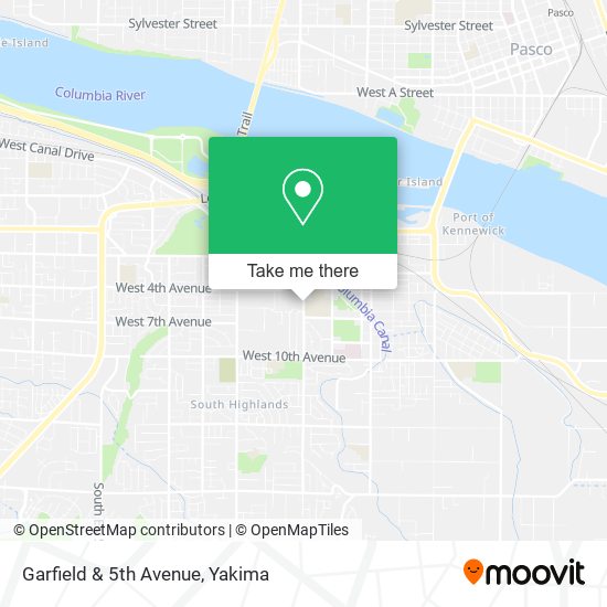 Mapa de Garfield & 5th Avenue