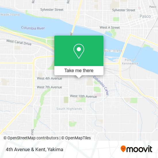 Mapa de 4th Avenue & Kent