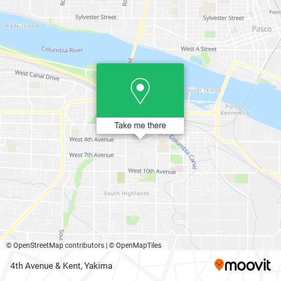 Mapa de 4th Avenue & Kent