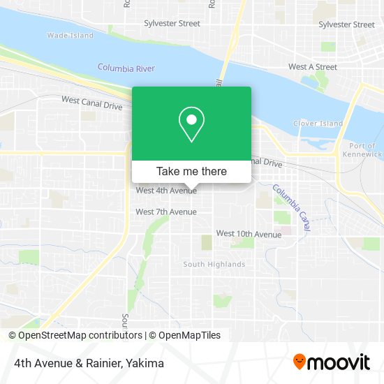 Mapa de 4th Avenue & Rainier