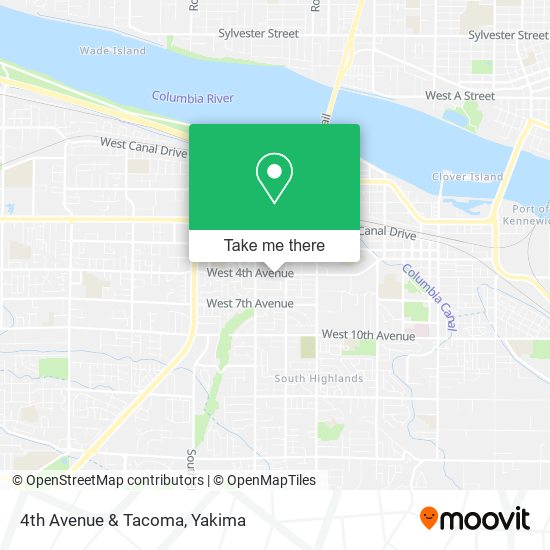 4th Avenue & Tacoma map
