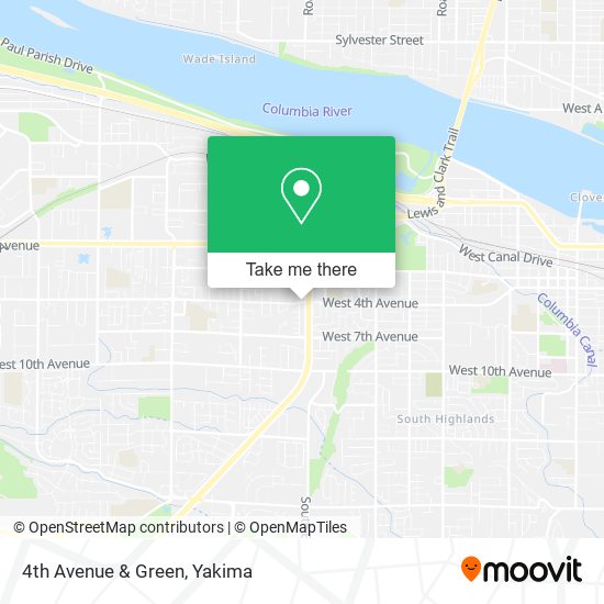 Mapa de 4th Avenue & Green