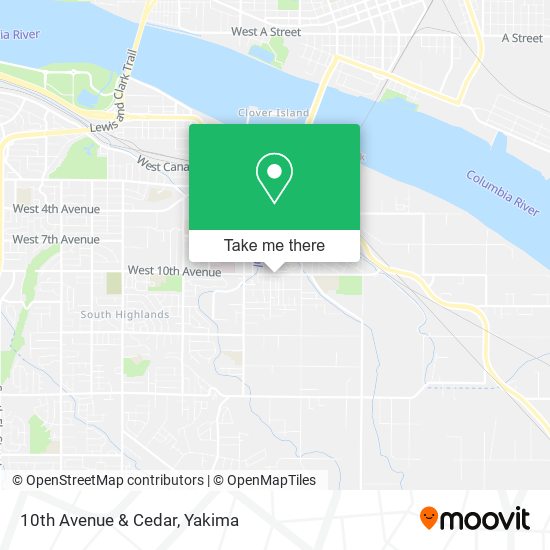 Mapa de 10th Avenue & Cedar