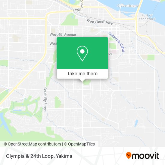 Olympia & 24th Loop map
