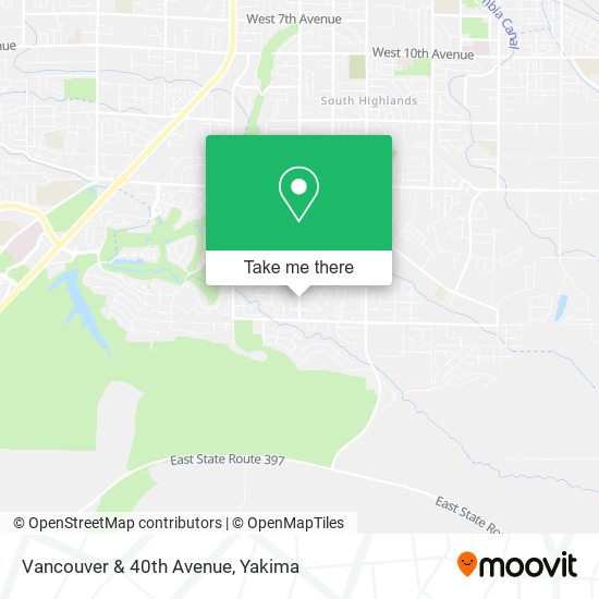 Vancouver & 40th Avenue map