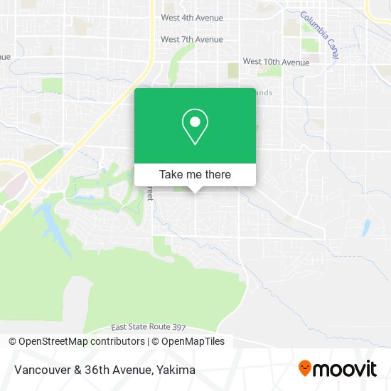 Vancouver & 36th Avenue map
