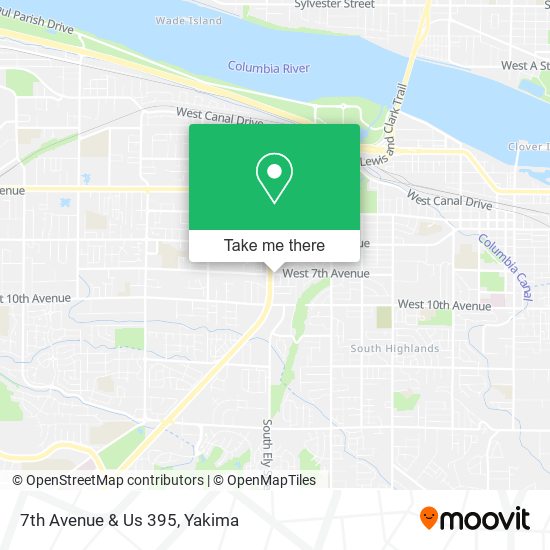 Mapa de 7th Avenue & Us 395