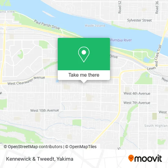 Kennewick & Tweedt map