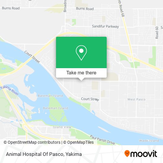 Animal Hospital Of Pasco map