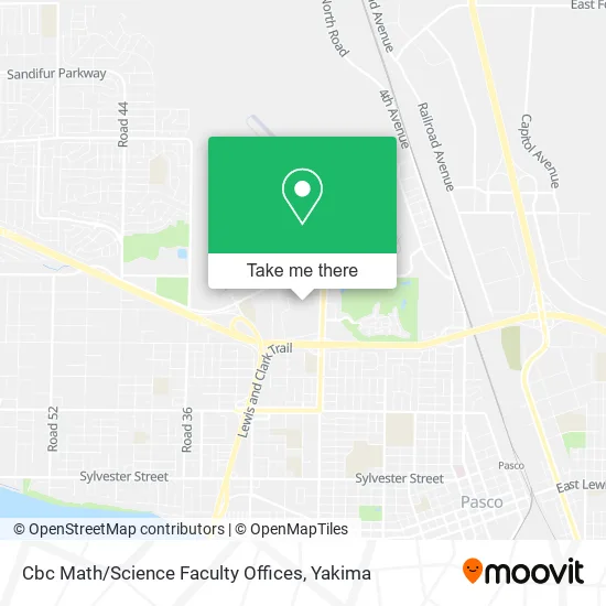 Mapa de Cbc Math / Science Faculty Offices