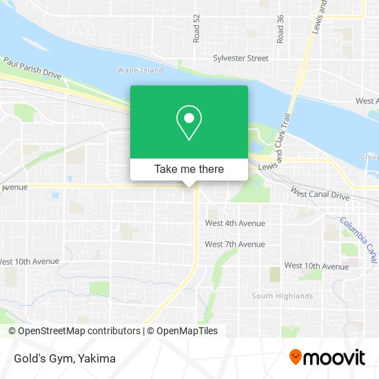 Mapa de Gold's Gym