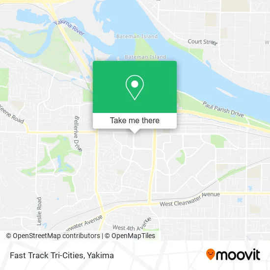 Fast Track Tri-Cities map