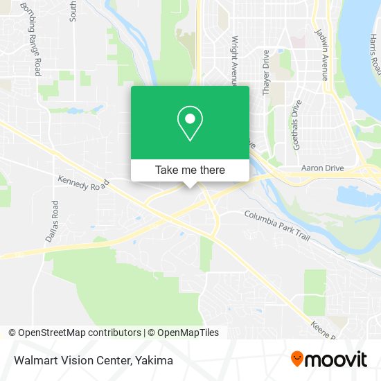 Walmart Vision Center map
