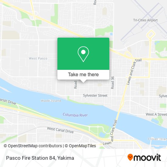 Mapa de Pasco Fire Station 84