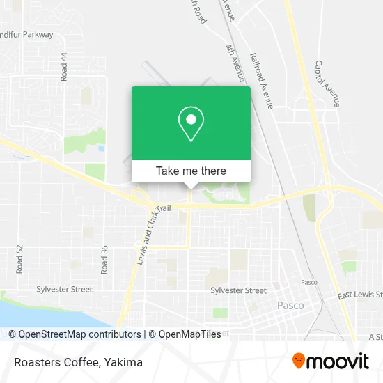 Roasters Coffee map