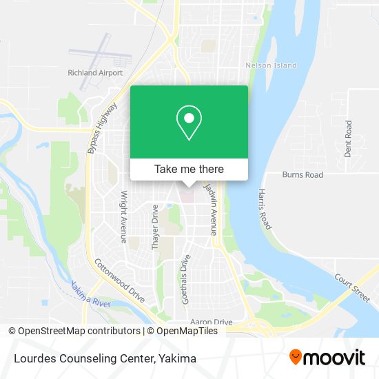 Lourdes Counseling Center map
