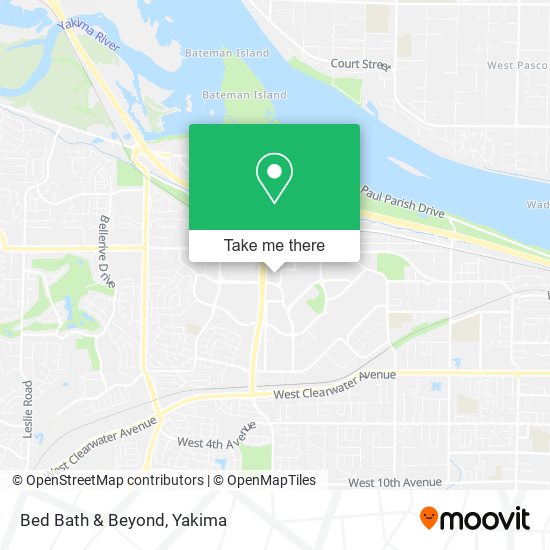 Mapa de Bed Bath & Beyond