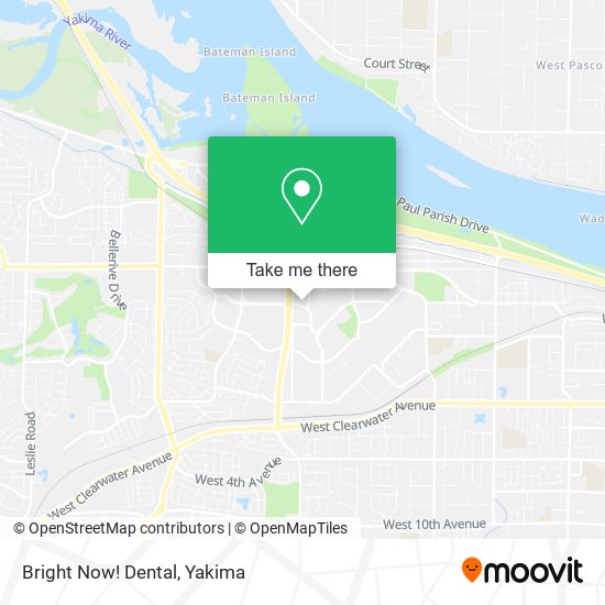 Mapa de Bright Now! Dental