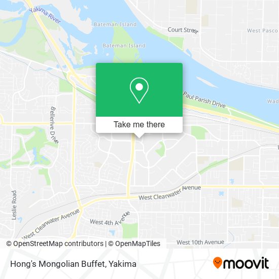 Mapa de Hong's Mongolian Buffet