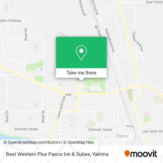 Mapa de Best Western Plus Pasco Inn & Suites