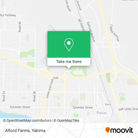 Mapa de Alford Farms