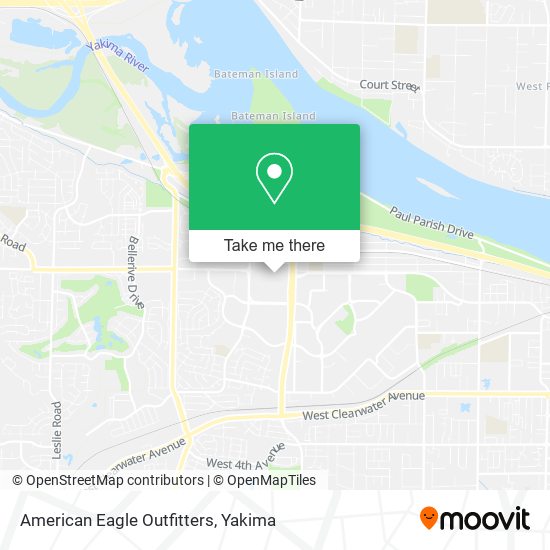 American Eagle Outfitters map