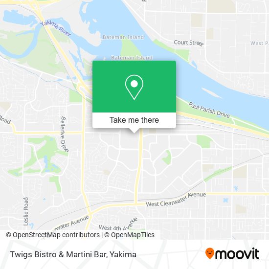 Twigs Bistro & Martini Bar map