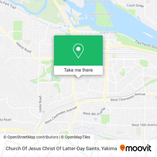 Mapa de Church Of Jesus Christ Of Latter-Day Saints