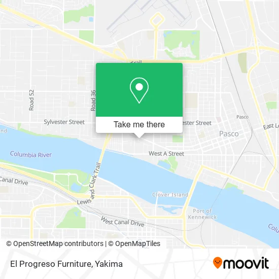 El Progreso Furniture map