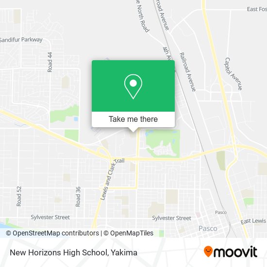 New Horizons High School map