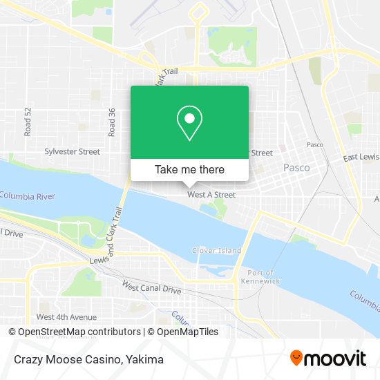 Mapa de Crazy Moose Casino
