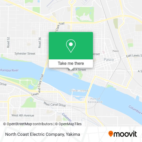 Mapa de North Coast Electric Company