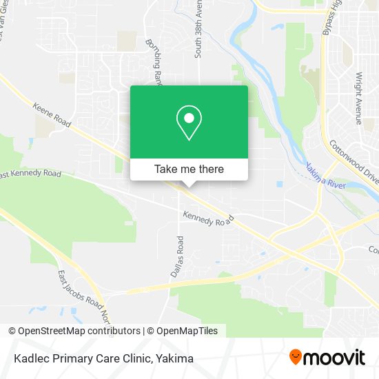 Kadlec Primary Care Clinic map