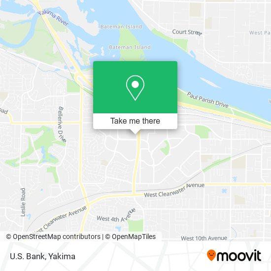 Mapa de U.S. Bank