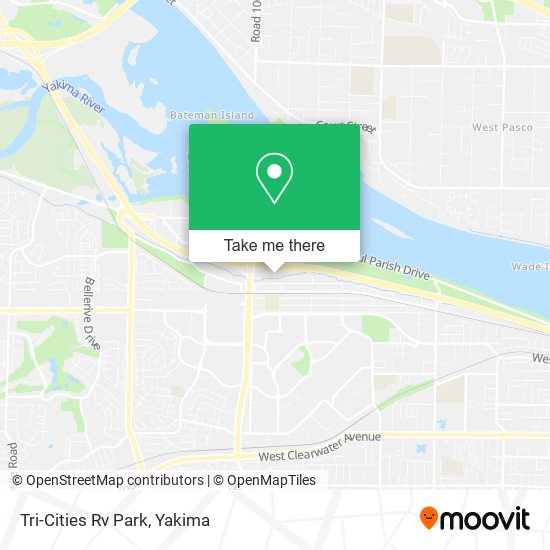 Mapa de Tri-Cities Rv Park