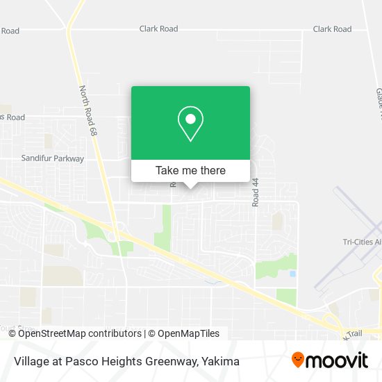 Village at Pasco Heights Greenway map