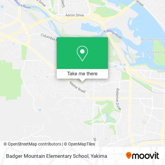 Badger Mountain Elementary School map