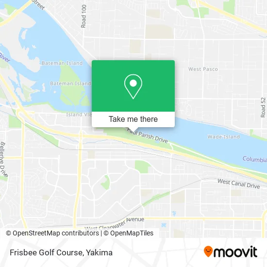 Frisbee Golf Course map