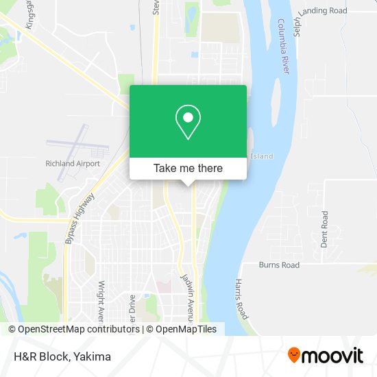 H&R Block map